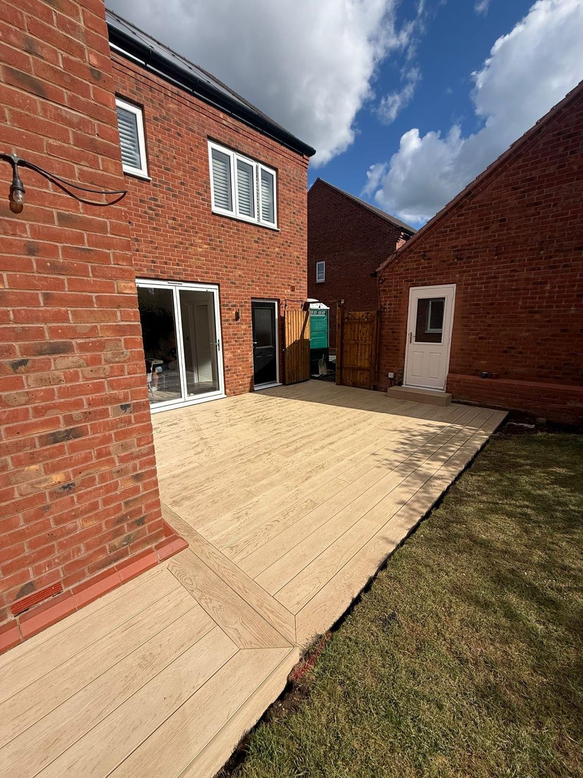 Millboard Deck landscaping job in Stratford Upon Avon 2
