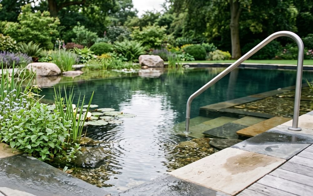 Natural Pool and Pond Creation Landscaping in Stratford Upon Avon